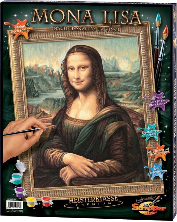 Malen nach Zahlen: Mona Lisa