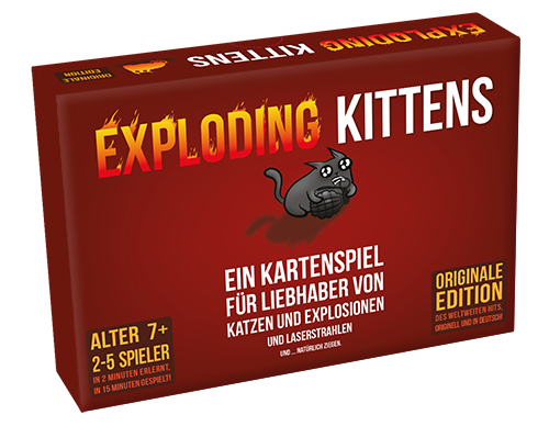Exploding Kittens & Exploding Kittens NSFW Edition & Imploding Kittens