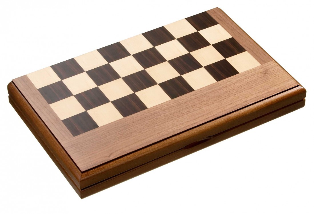 Schach-Backgammon-Dame-Set Feld 50 mm 