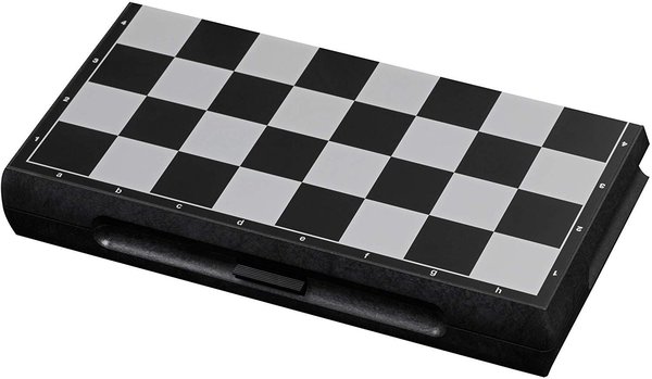 Schachkassette, Kunststoff, Feld 28 mm, klappbar