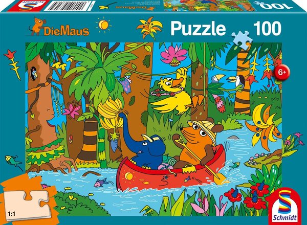 Puzzle Die Maus im Dschungel