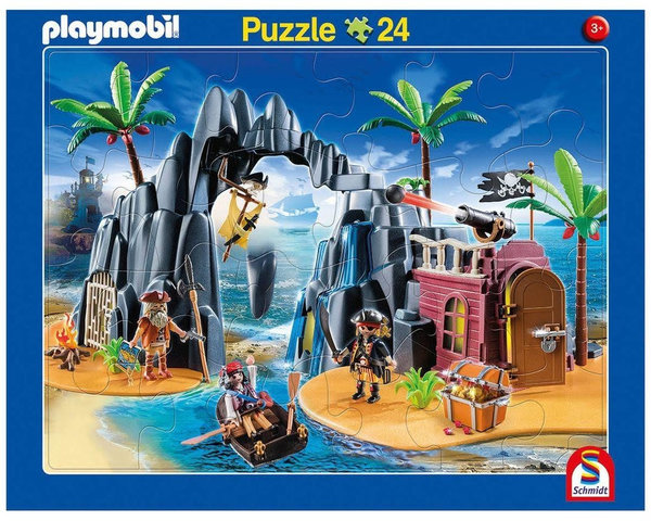 Rahmenpuzzle 2er Set Playmobil