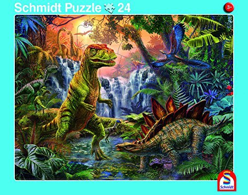 Rahmenpuzzle 2er Set Giganten und Dinosaurier