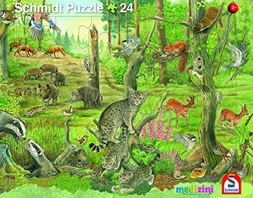 Rahmenpuzzle 2er Set Wald & Wiese