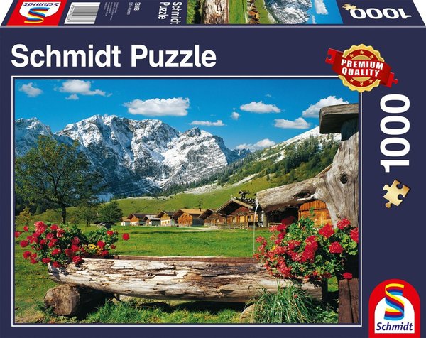 Puzzle Blick ins Bergidyll