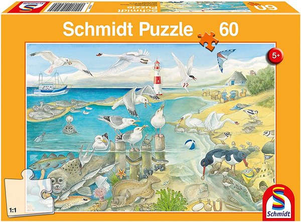 Puzzle Tiere am Meer