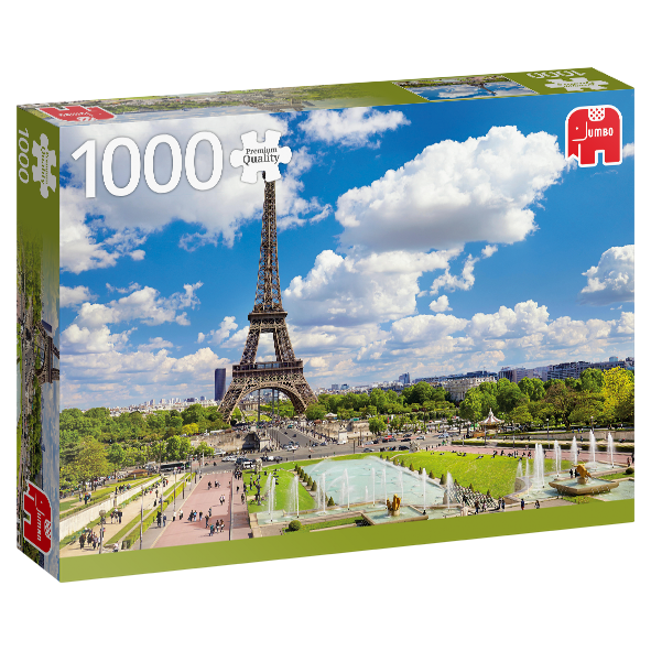Puzzle Der Eiffelturm im sommerlichen Paris