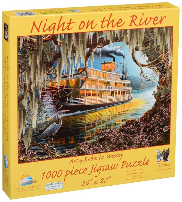 Puzzle Roberta Wesley: Night on the River