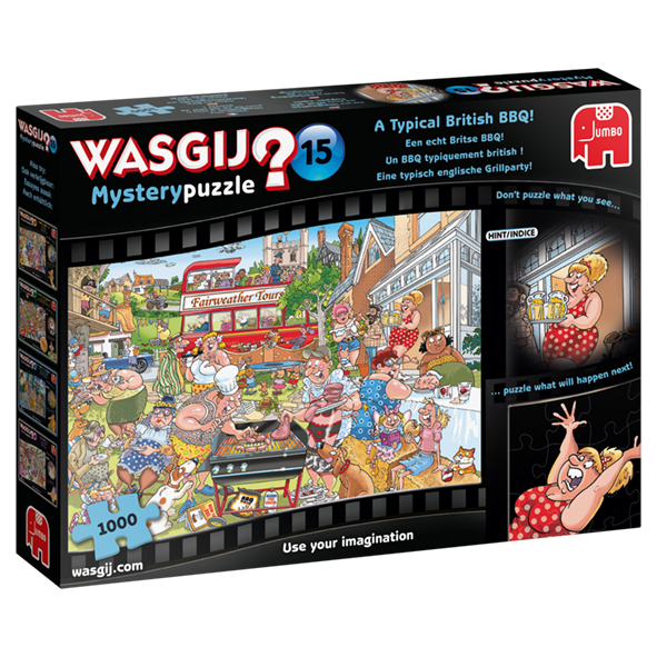 Puzzle Wasgij Mystery 15: Eine typisch englische Grillparty!