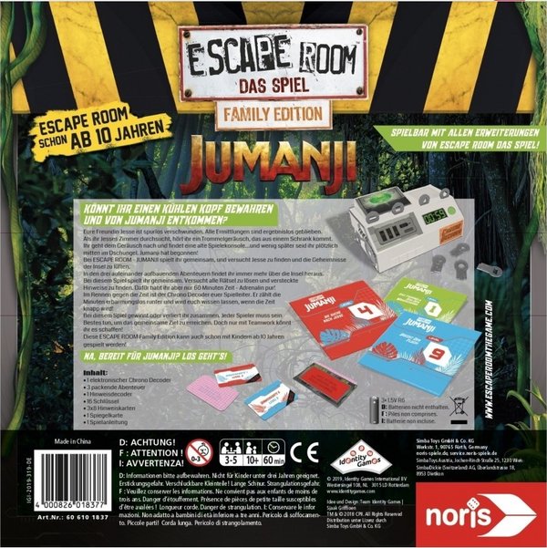 Escape Room - Das Spiel: Family Ed. "Jumanji"