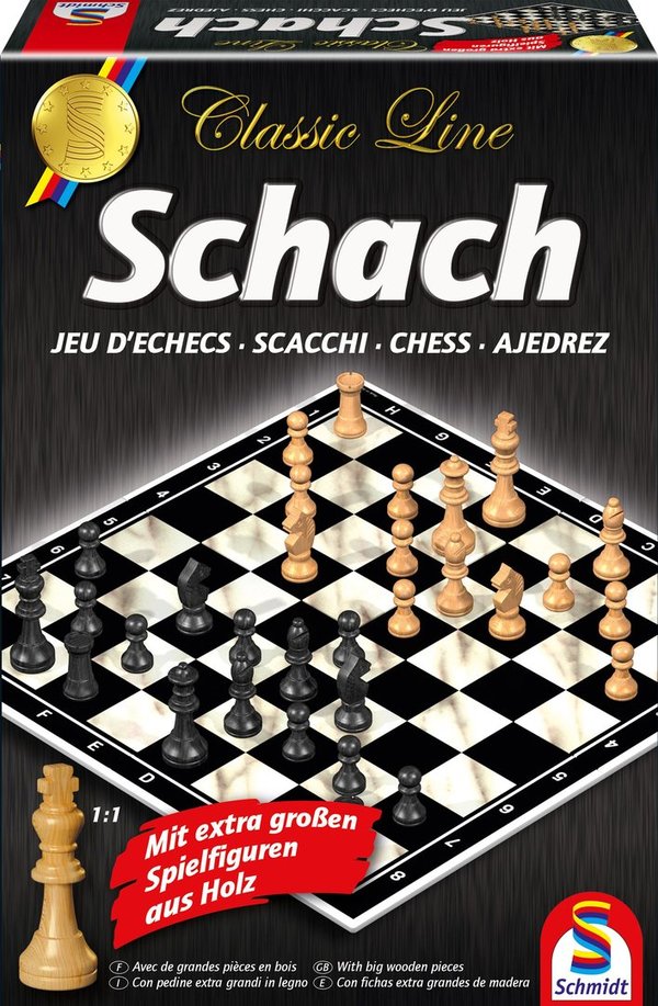 Schach Classic Line mit extra großen Spielfiguren