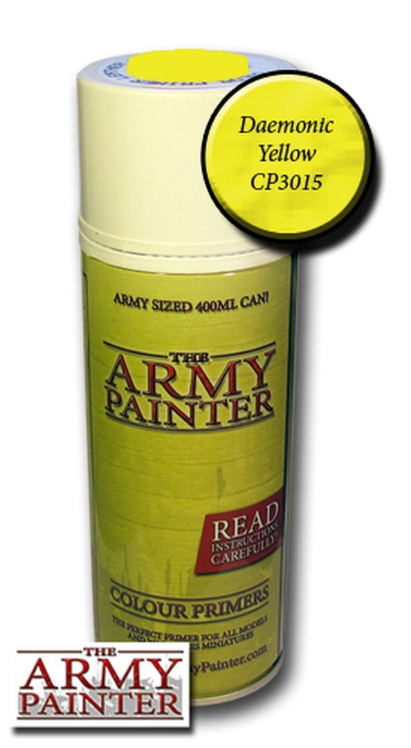 Army Painter Primer: Daemonic Yellow Spray