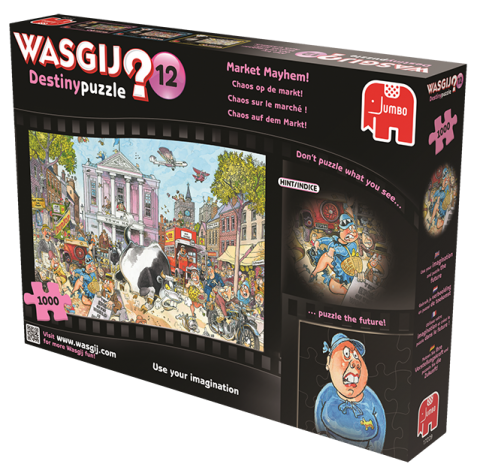 Puzzle Wasgij Destiny 12: Chaos auf dem Markt