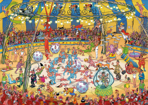Puzzle Jan van Haasteren – Zirkus-Akrobatik