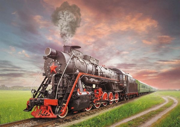 Puzzle Steam train