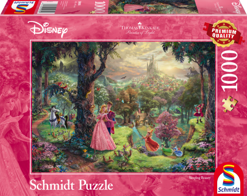 Puzzle Thomas Kinkade: Disney's Dornroschen