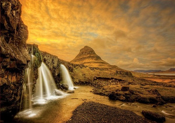 Puzzle Kirkjufellsfoss Waterfall