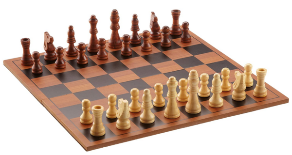 Schach-Set, Feld 27 mm, Königshöhe 50 mm