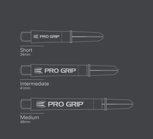 Target Pro Grip Spin Black, verschiedene Längen