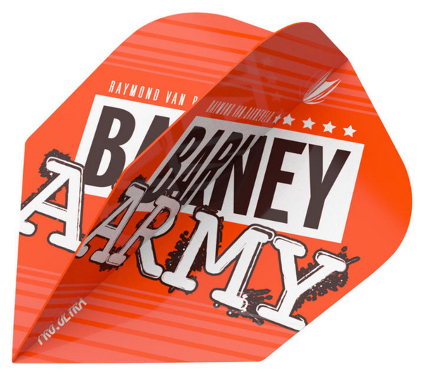 Target Raymond Van Barneveld Flight Standard Barney Army Orange Ten-X