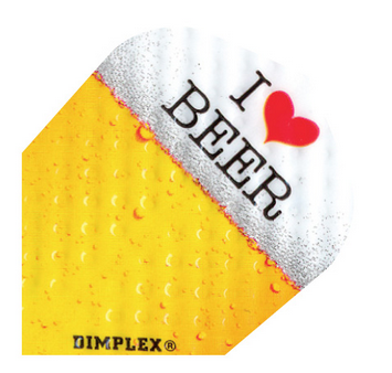 Harrows Flight Dimplex Standard, "I love beer"