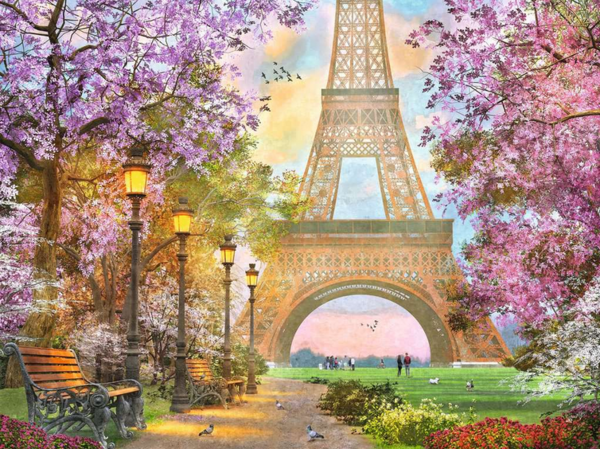 Puzzle Verliebt in Paris