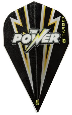 Target Flight Phil Taylor Power Flash Arc Bolt Vapor, schwarz - schwarz
