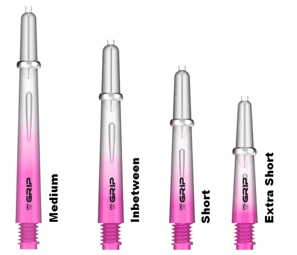 BULL'S B-Grip-2 TTC Shaft, pink, verschiedene Längen