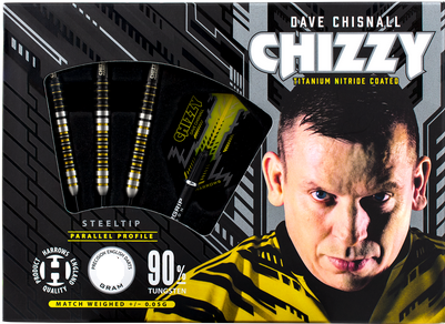 Harrows Steeldart Dave Chisnall "Chizzy", 90% Tungsten