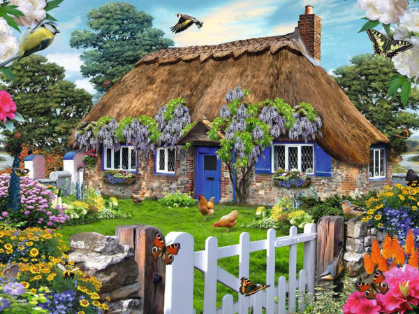 Puzzle Cottage in England