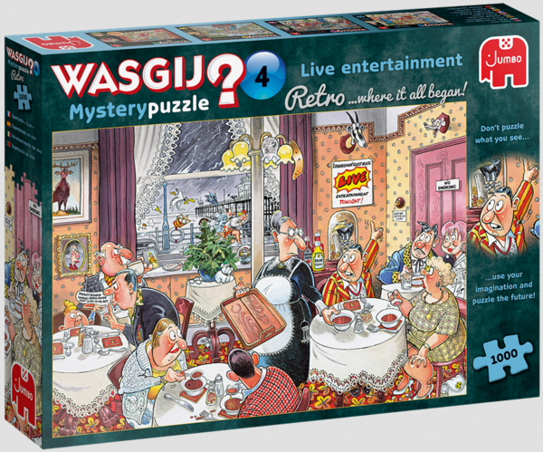 Puzzle Wasgij Retro Mystery 4: Live Unterhaltung