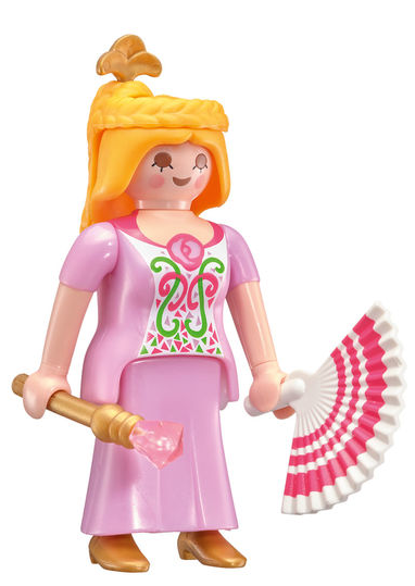 Puzzle Prinzessinenschloß +  Playmobil Figur