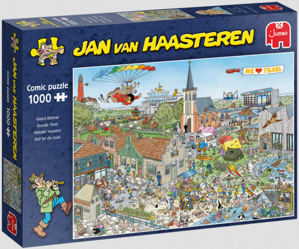 Puzzle Jan van Haasteren – Reif für die Insel