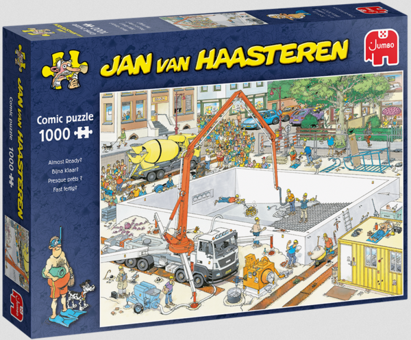 Puzzle Jan van Haasteren – Fast fertig?