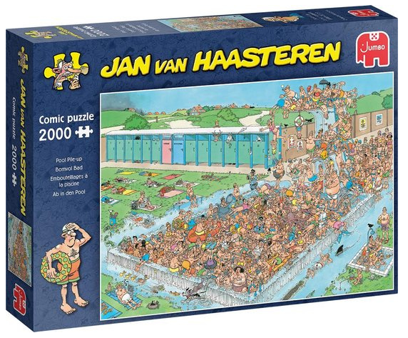 Puzzle Jan van Haasteren – Ab in den Pool