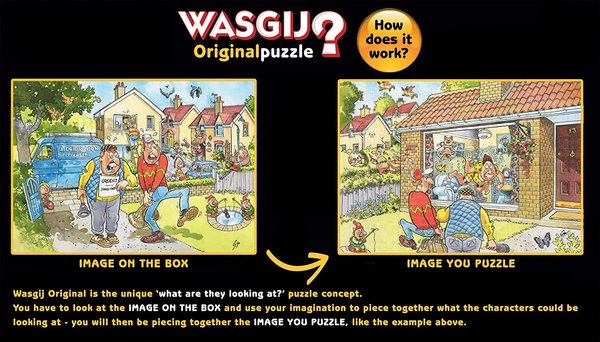 Puzzle Wasgij Retro Original 5: Späte Buchung