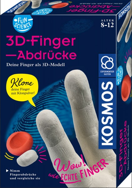 Experimentierkasten: Fun Science 3D-Fingerabdrücke