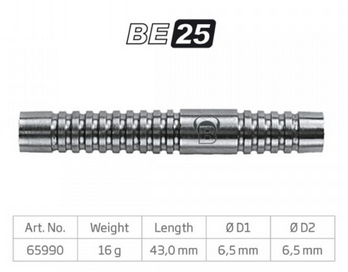BULL'S Softdart Barrel BE25, 16g, 80% Tungsten
