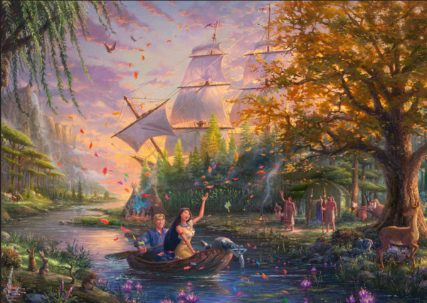 Puzzle Thomas Kinkade: Disney's Pocahontas