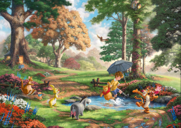 Puzzle Thomas Kinkade: Disney's Winnie The Pooh