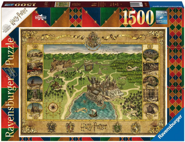 Puzzle Harry Potter: Hogwarts Karte