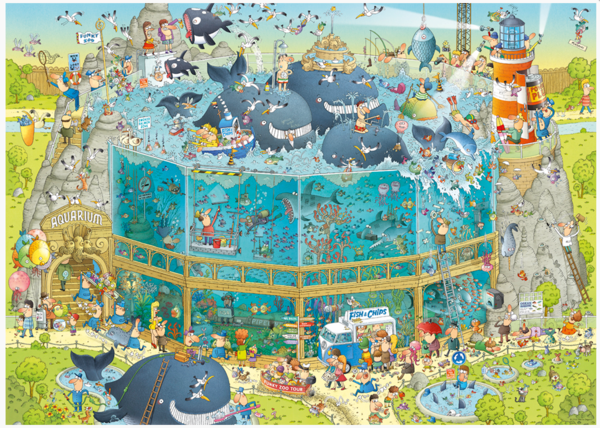 Puzzle Funky Zoo - Ocean Habitat