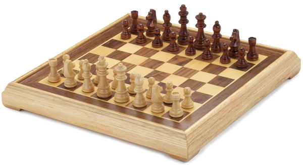 Schachspiel Intarsie
