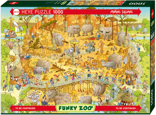 Puzzle Funky Zoo - Afrcan Habitat