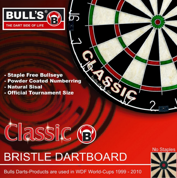 BULL'S  Classic Bristle Dart Board
