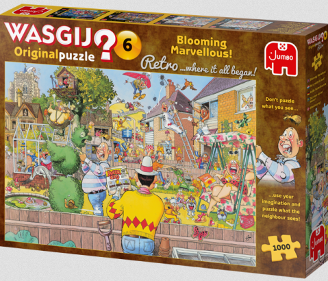 Puzzle Wasgij Retro Original 6: Große Gartenfreunde