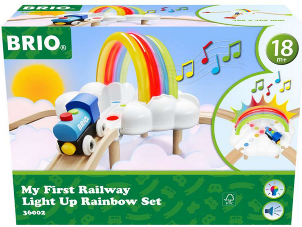 Mein erstes Brio Bahn Regenbogen Set