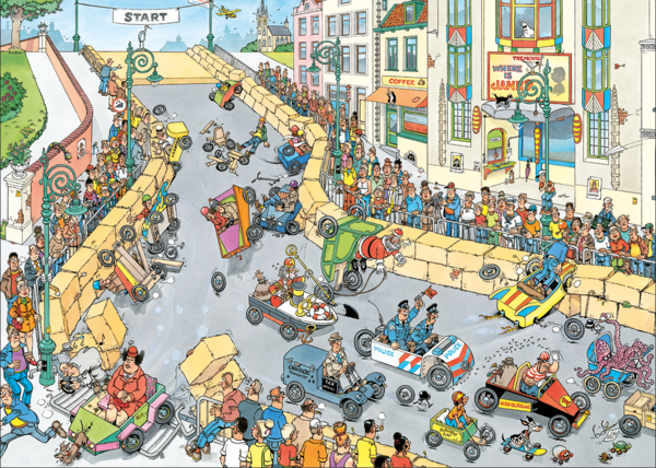 Puzzle Jan van Haasteren – Das Seifenkistenrennen