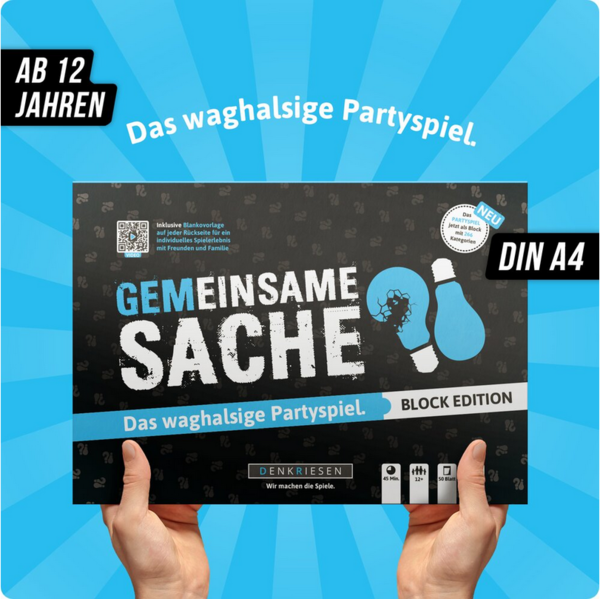 PARTYFIEBER - GEMEINSAME SACHE Block Edition "Das waghalsige Partyspiel"