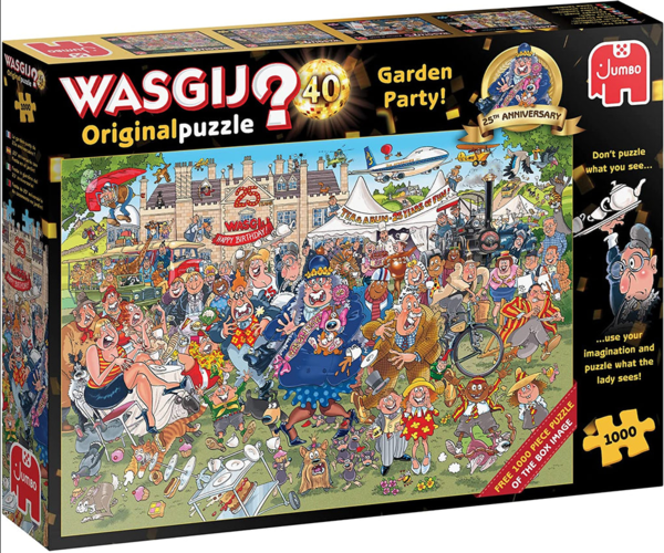 Puzzle Wasgij 40: "Gartenparty zum 25. Jubiläum"